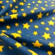 Soft Estampado - Estrelinhas Fundo Azul - 100% Poliéster - 1,60m Largura - Variante 1