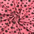 Soft Estampado - Estrelinhas Fundo Rosa - 100% Poliéster - 1,60m Largura - Variante 1 Soft Estampado - Estrelinhas Fundo Rosa - 100% Poliéster - 1,60m Largura - Variante 1