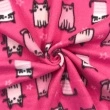 Soft Estampado - Gatinhos Fundo Pink - 100% Poliéster - 1,60m Largura - Variante 1 Soft Estampado - Gatinhos Fundo Pink - 100% Poliéster - 1,60m Largura - Variante 1