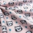 Soft Estampado - Gatinhos Fundo Rosa - 100% Poliéster - 1,60m Largura - Variante 1 Soft Estampado - Gatinhos Fundo Rosa - 100% Poliéster - 1,60m Largura - Variante 1