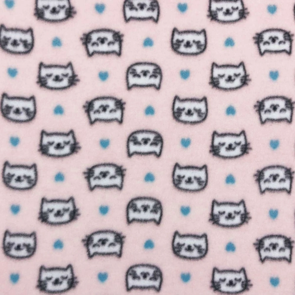 Soft Estampado - Gatinhos Fundo Rosa - 100% Poliéster - 1,60m Largura - Variante 1 Soft Estampado - Gatinhos Fundo Rosa - 100% Poliéster - 1,60m Largura - Variante 1