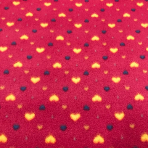 Soft Estampado Mini Corações 100% Poliéster 1,60m Largura - Variante 1