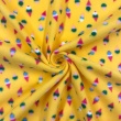 Soft Estampado - Sorvetes Fundo Amarelo - 100% Poliéster - 1,60m Largura - Variante 1