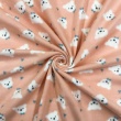 Soft Estampado - Ursinho Branco - 100% Poliéster - 1,60m Largura - Variante 1