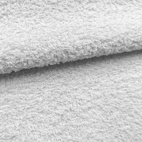 Tecido Felpa Atoalhado Toalha 100% Algodão 1,40m Largura - Branco Tecido Felpa Atoalhado Toalha 100% Algodão 1,40m Largura - Branco