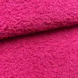 Tecido Felpa Atoalhado Toalha 100% Algodão 1,40m Largura - Pink