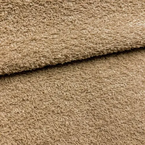 Tecido Felpa Atoalhado Toalha 100% Algodão 1,40m Largura - Fendi (caqui) Tecido Felpa Atoalhado Toalha 100% Algodão 1,40m Largura - Fendi (caqui)