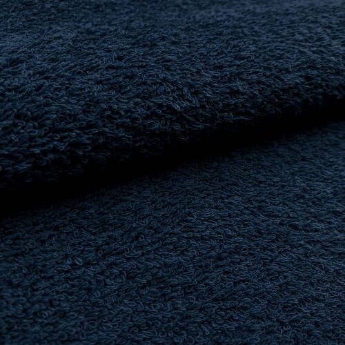 Tecido Felpa Atoalhado Toalha 100% Algodão 1,40m Largura - Azul marinho