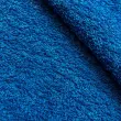Tecido Felpa Atoalhado Toalha 100% Algodão 1,40m Largura - Azul cobalto