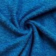 Tecido Felpa Atoalhado Toalha 100% Algodão 1,40m Largura - Azul cobalto