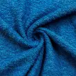 Tecido Felpa Atoalhado Toalha 100% Algodão 1,40m Largura - Azul cobalto