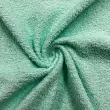 Tecido Felpa Atoalhado Toalha 100% Algodão 1,40m Largura - Verde bebê Tecido Felpa Atoalhado Toalha 100% Algodão 1,40m Largura - Verde bebê
