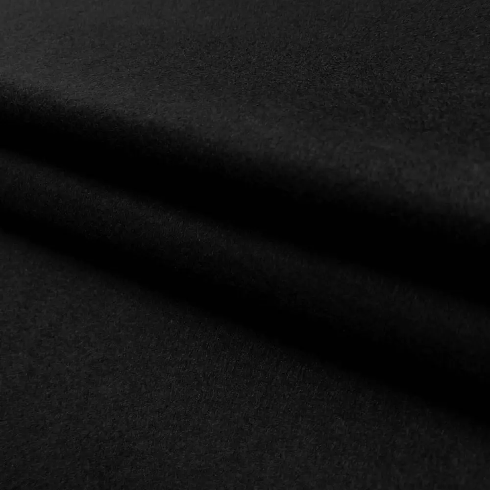 Tecido Feltro Liso Santa Fé - 100% Poliéster - 1,40m largura - Preto
