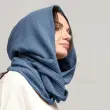 Tecido Fralda Gaze de Algodao Musselina Dupla 100% Algodão 1,32m Largura - Azul envelhecido