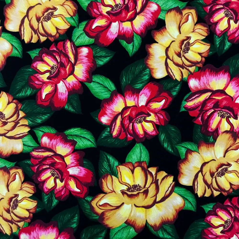 Tecido Impermeável Externo Acquablock Karsten Floresça 1,40m largura - Variante 1