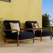 Tecido Impermeável Externo Acquablock Karsten Lisato 1,40m largura - Cor 7 - preto Tecido Impermeável Externo Acquablock Karsten Lisato 1,40m largura - Cor 7 - preto