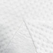 Tecido Manta Fleece Pipoquinha Bolha Revelo Poá 100% Poliéster 1,60m Largura - Branco