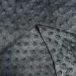 Tecido Manta Fleece Pipoquinha Bolha Revelo Poá 100% Poliéster 1,60m Largura - Cinza medio Tecido Manta Fleece Pipoquinha Bolha Revelo Poá 100% Poliéster 1,60m Largura - Cinza medio