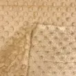 Tecido Manta Fleece Pipoquinha Bolha Revelo Poá 100% Poliéster 1,60m Largura - Bege Tecido Manta Fleece Pipoquinha Bolha Revelo Poá 100% Poliéster 1,60m Largura - Bege