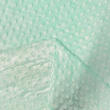 Tecido Manta Fleece Pipoquinha Bolha Revelo Poá 100% Poliéster 1,60m Largura - Verde bebê