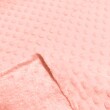 Tecido Manta Fleece Pipoquinha Bolha Revelo Poá 100% Poliéster 1,60m Largura - Rosa bebê