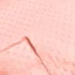 Tecido Manta Fleece Pipoquinha Bolha Revelo Poá 100% Poliéster 1,60m Largura - Rosa bebê