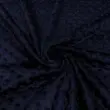 Tecido Manta Fleece Pipoquinha Bolha Revelo Poá 100% Poliéster 1,60m Largura - Azul marinho