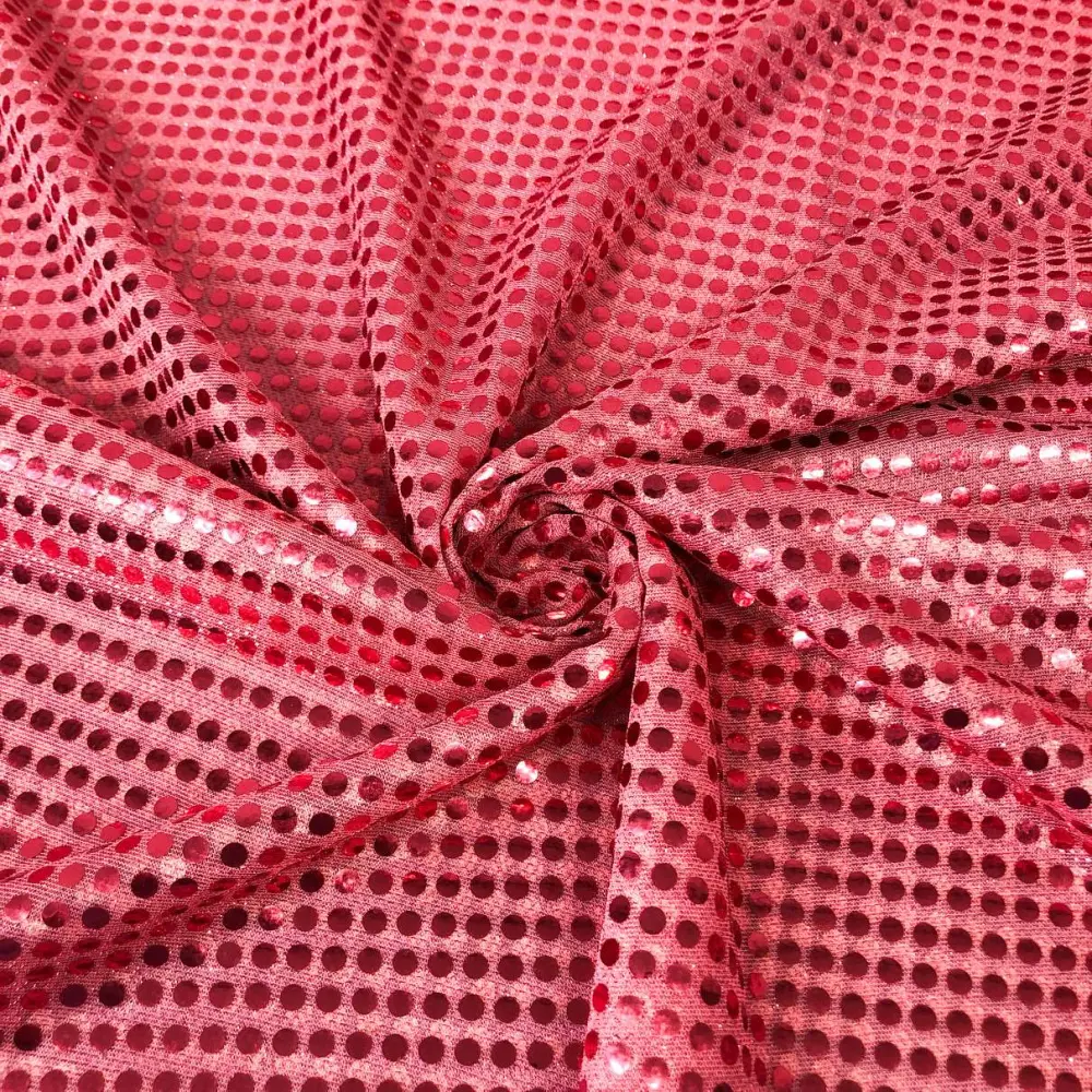 Tecido Paetê Fantasia 100% Poliéster 1,10m Largura - Rosa claro Tecido Paetê Fantasia 100% Poliéster 1,10m Largura - Rosa claro