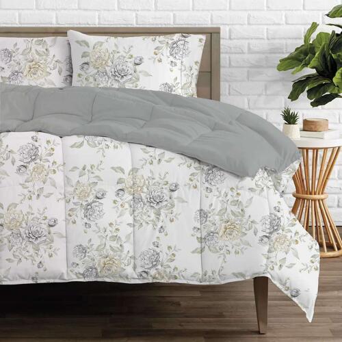 Tecido Percal 200 Fios Estampado - Flores Romantique - 2,50m Largura - Variante 1 Tecido Percal 200 Fios Estampado - Flores Romantique - 2,50m Largura - Variante 1