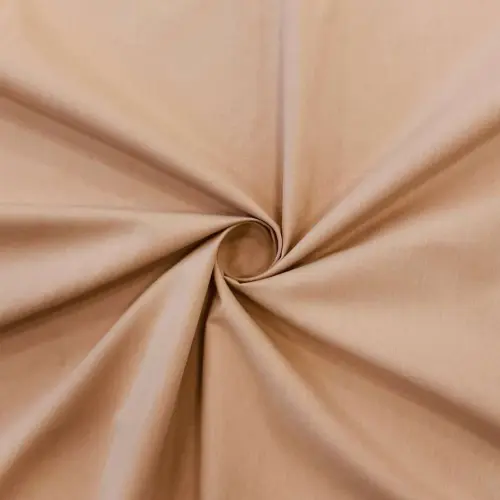 Tecido Percal 200 Fios Liso 100% Algodão 2,50m Largura - Bege escuro Tecido Percal 200 Fios Liso 100% Algodão 2,50m Largura - Bege escuro