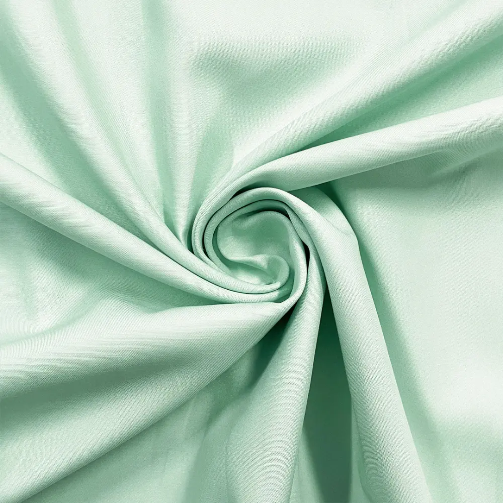 Tecido Percal 400 Fios Liso 100% Algodão 2,80m largura - Verde água