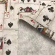 Tecido Sintético PVC Estampado Baralho 100% Poliéster 1,40m Largura - Cor unica Tecido Sintético PVC Estampado Baralho 100% Poliéster 1,40m Largura - Cor unica