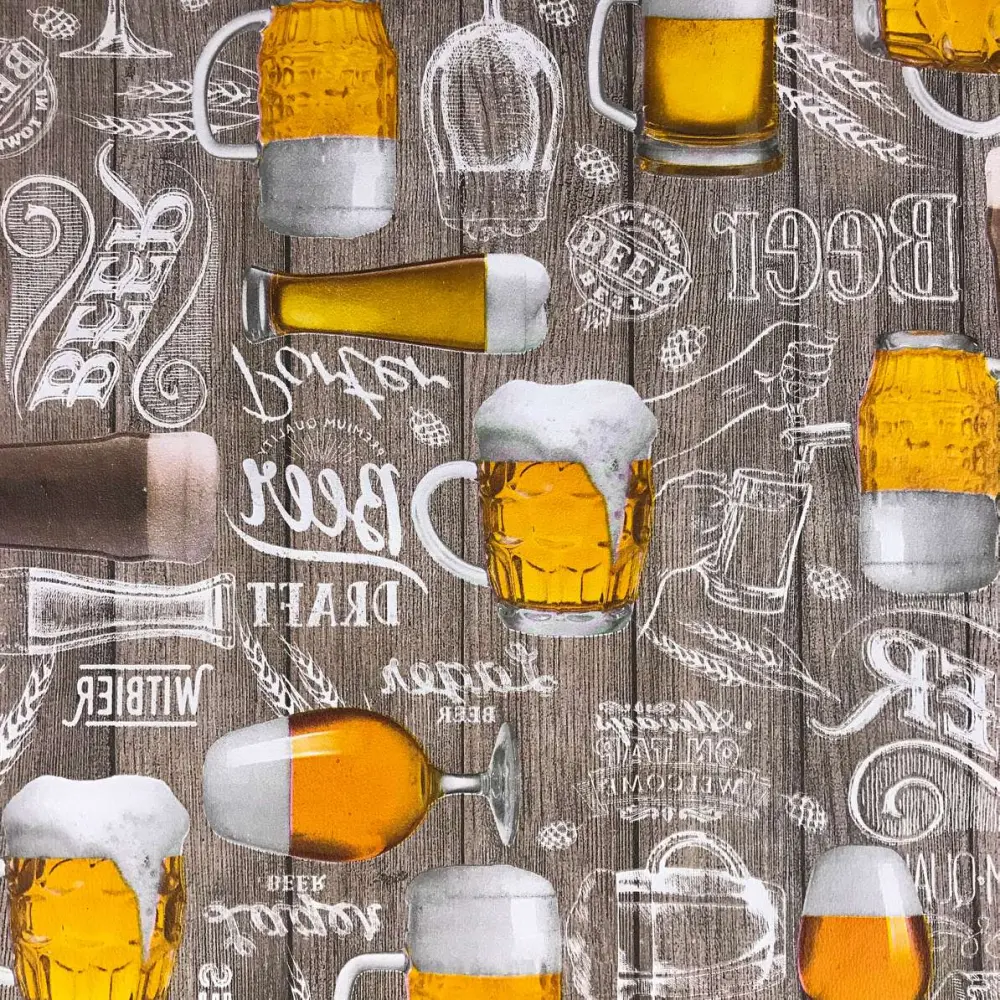 Tecido Sintético PVC Estampado Munique 100% Poliéster 1,40m Largura - Cor unica Tecido Sintético PVC Estampado Munique 100% Poliéster 1,40m Largura - Cor unica