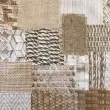 Tecido Sintético PVC Estampado Sisal 100% Poliéster 1,40m Largura - Cor unica Tecido Sintético PVC Estampado Sisal 100% Poliéster 1,40m Largura - Cor unica