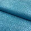 Tecido Sintético PVC Glitter 100% Poliéster 1,40m Largura - Azul bebê