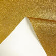 Tecido Sintético PVC Glitter 100% Poliéster 1,40m Largura - Amarelo ouro