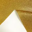 Tecido Sintético PVC Glitter 100% Poliéster 1,40m Largura - Amarelo ouro Tecido Sintético PVC Glitter 100% Poliéster 1,40m Largura - Amarelo ouro