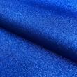 Tecido Sintético PVC Glitter 100% Poliéster 1,40m Largura - Azul royal