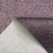 Tecido Sintético PVC Glitter 100% Poliéster 1,40m Largura - Multicolor (preto)