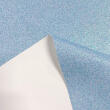 Tecido Sintético PVC Glitter 100% Poliéster 1,40m Largura - Multicolor (azul bebê)