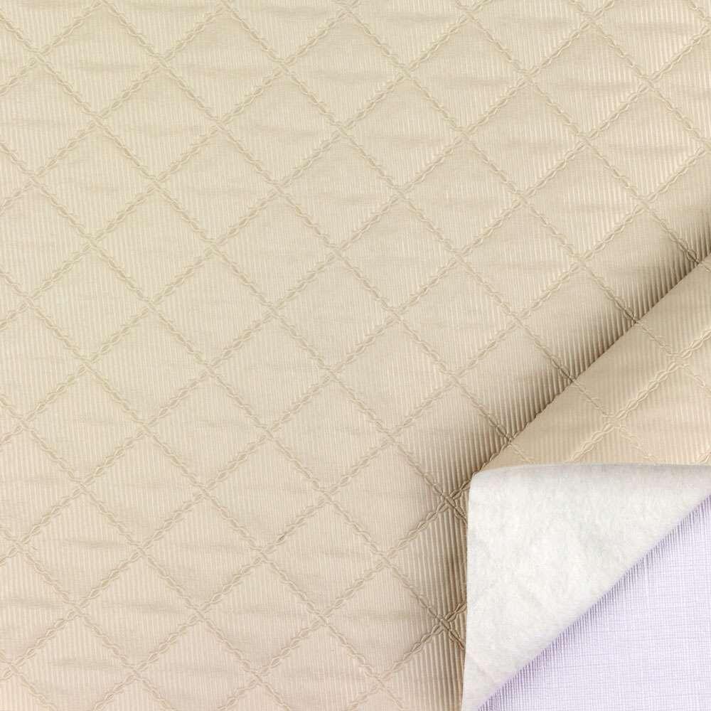 Tecido Sintético PVC Matelado Liso 100% Poliéster 1,40m Largura - Marfim