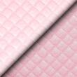 Tecido Sintético PVC Matelado Metalizado 100% Poliéster 1,40m Largura - Rosa bebê