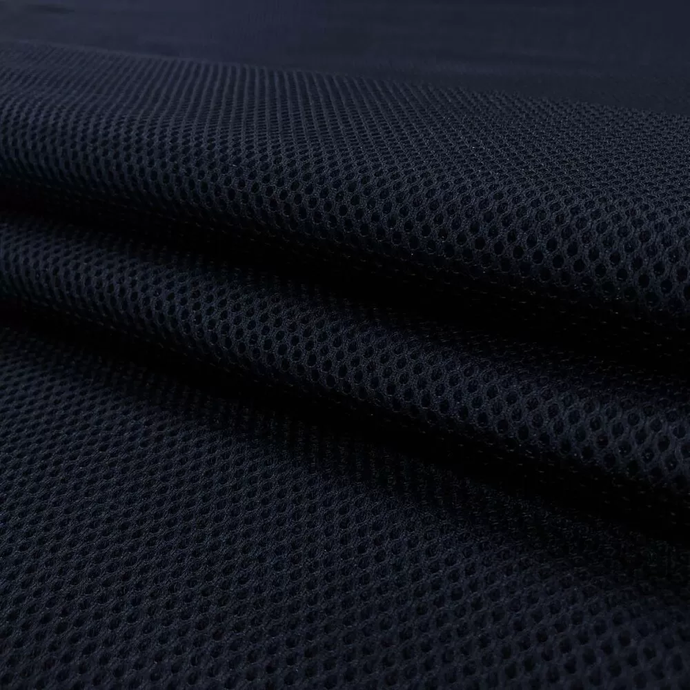 Tecido Tela Spacer 3D Mesh 100% Poliamida 1,55m Largura - Azul marinho noite Tecido Tela Spacer 3D Mesh 100% Poliamida 1,55m Largura - Azul marinho noite