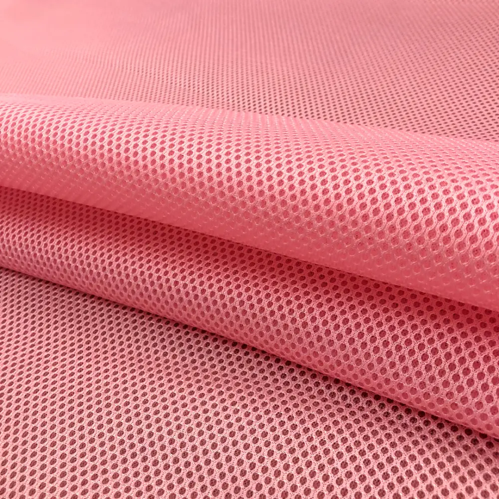 Tecido Tela Spacer 3D Mesh 100% Poliamida 1,55m Largura - Rosa bebê Tecido Tela Spacer 3D Mesh 100% Poliamida 1,55m Largura - Rosa bebê
