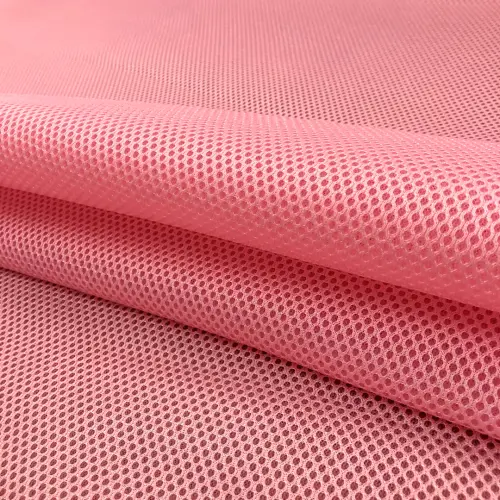 Tecido Tela Spacer 3D Mesh 100% Poliamida 1,55m Largura - Rosa bebê