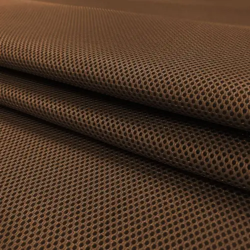 Tecido Tela Spacer 3D Mesh 100% Poliamida 1,55m Largura - Marrom Tecido Tela Spacer 3D Mesh 100% Poliamida 1,55m Largura - Marrom