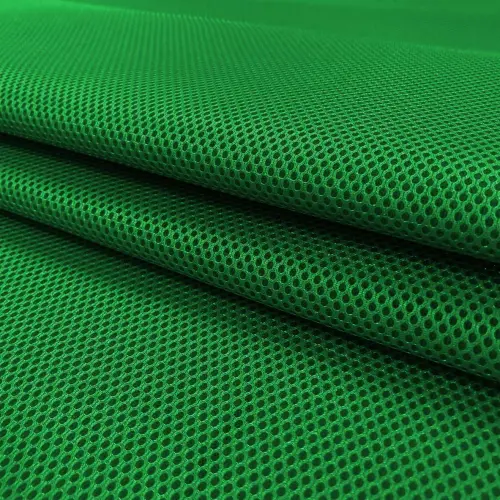 Tecido Tela Spacer 3D Mesh 100% Poliamida 1,55m Largura - Verde bandeira Tecido Tela Spacer 3D Mesh 100% Poliamida 1,55m Largura - Verde bandeira