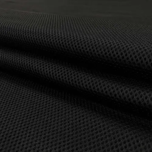 Tecido Tela Spacer 3D Mesh 100% Poliamida 1,55m Largura - Preto