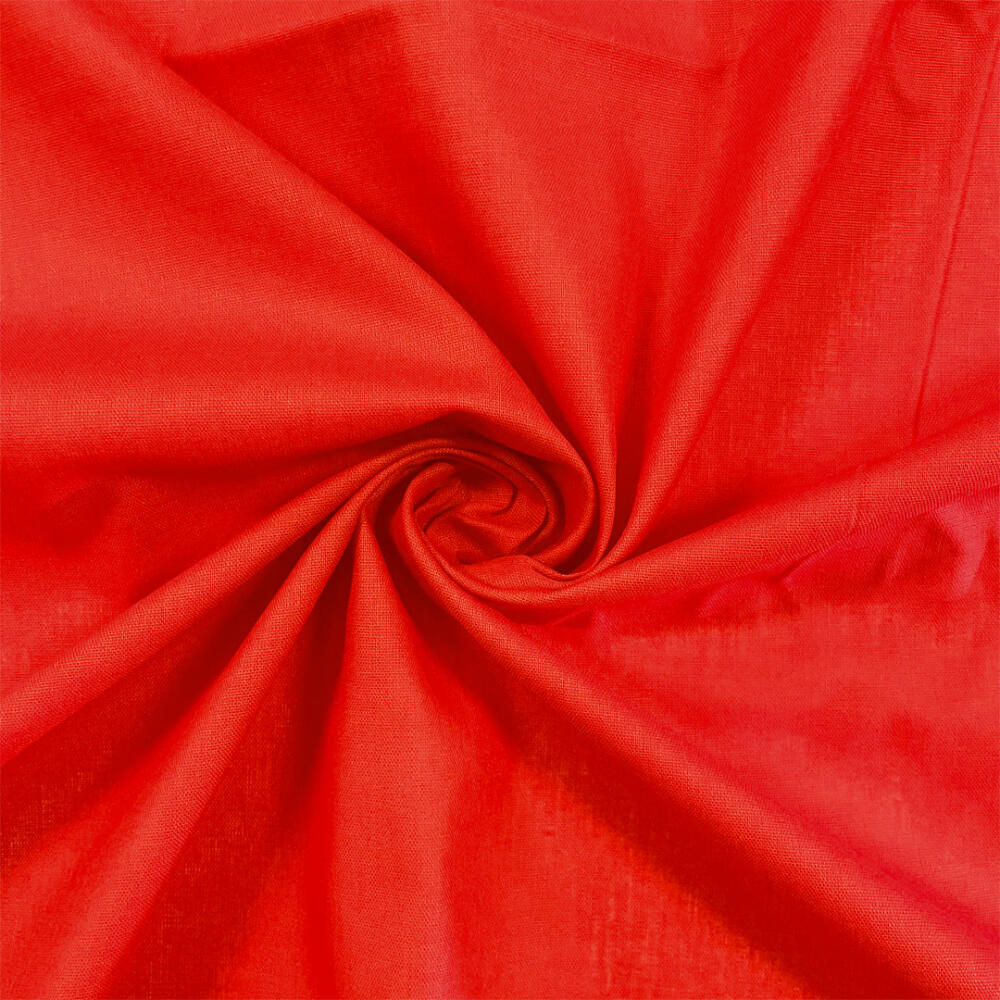 Tecido Textoleen Liso 50% Algodão 50% Poliester 1,40m largura - Vermelho