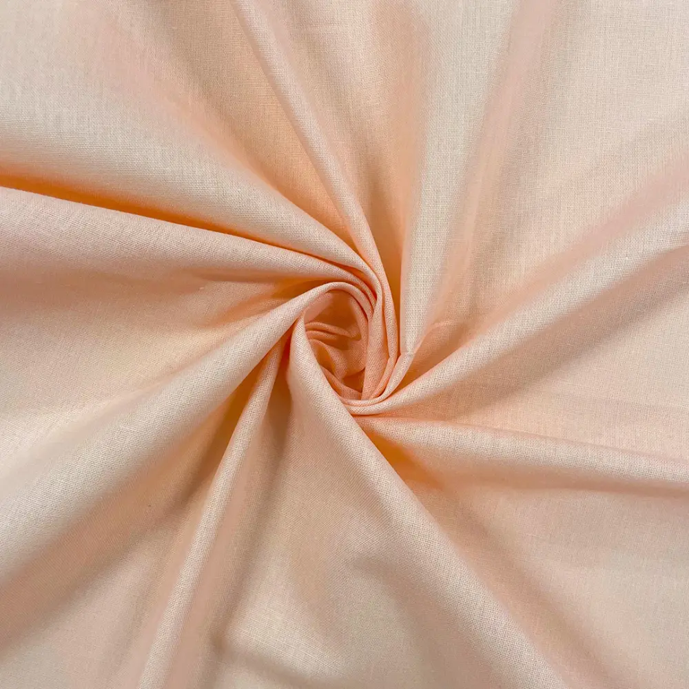 Tecido Textoleen Liso 50% Algodão 50% Poliester 1,40m largura - Salmão Tecido Textoleen Liso 50% Algodão 50% Poliester 1,40m largura - Salmão